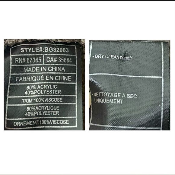 BB Dakota Cardigan Jacket Medium Vanessa Shawl Collar Toggle Brown Worn Once - Picture 9 of 9